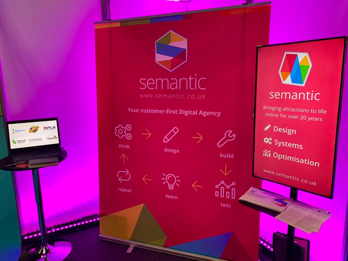 Semantic stand at an exhibition